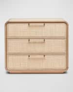 Image 3 of 6: Interlude Home Marsh 3-Drawer Chest