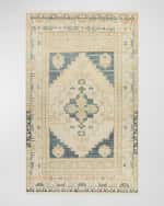 Image 3 of 3: Surya Rugs Anadolu Teal Hand-Knotted Rug, 12' x 15'