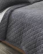 Image 1 of 4: Amity Home Simona Velvet Quilt, Queen