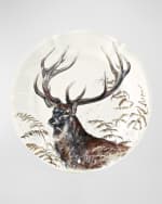 Image 2 of 4: Gien Sologne Assorted Wildlife Dessert Plates, Set of 4