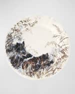 Image 3 of 4: Gien Sologne Assorted Wildlife Dessert Plates, Set of 4