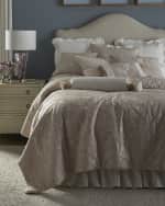 Image 3 of 4: Austin Horn Collection Tulip Embroidered 3-Piece Comforter, King