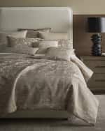 Image 4 of 5: Olivia Quido Ava Champagne 3-Piece Comforter Collection , QUEEN