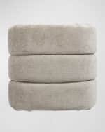 Image 4 of 6: Worlds Away Finch Channel-Tufted Chenille Stool
