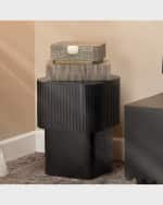 Image 4 of 4: Jamie Young Notch Square End Table 