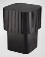 Image 1 of 4: Jamie Young Notch Square End Table 