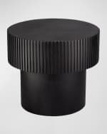 Image 1 of 5: Jamie Young Notch Round Side Table 