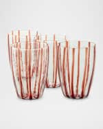 Image 3 of 4: Vietri Nuovo Stripe Tall Tumbler