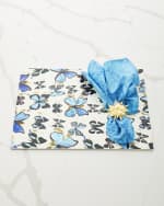 Image 2 of 2: Nomi K Wild Butterflies Lacquer Placemat