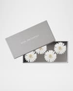 Image 4 of 4: Kim Seybert Cosmos Napkin Rings, Set of 4 