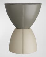 Image 2 of 4: Arteriors Yunjae Leather Accent Table