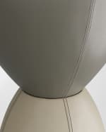 Image 3 of 4: Arteriors Yunjae Leather Accent Table