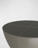 Image 4 of 4: Arteriors Yunjae Leather Accent Table