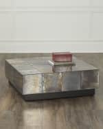 Image 1 of 7: Arteriors Antonia Antiqued Mirror Cocktail Table