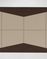 Image 5 of 5: Arteriors Yuki Leather Cocktail Table