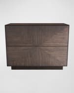 Image 2 of 4: Arteriors Broomfield 2-Drawer Side Table