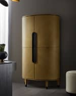 Image 3 of 6: Arteriors Boris Tall Cabinet