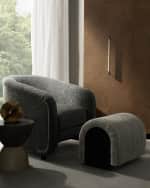 Image 3 of 6: Arteriors Bucek Stool