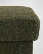 Image 3 of 6: Arteriors Athens Boucle Ottoman