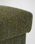 Image 4 of 6: Arteriors Athens Boucle Ottoman