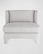 Image 2 of 5: Arteriors Ava Boucle Lounge Chair