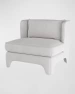 Image 1 of 5: Arteriors Ava Boucle Lounge Chair