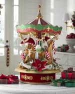 Image 4 of 5: Mark Roberts 40" Candy Shoppe Christmas Carousel