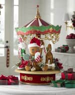 Image 5 of 5: Mark Roberts 40" Candy Shoppe Christmas Carousel