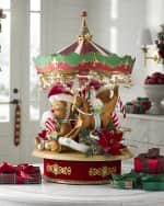 Image 1 of 5: Mark Roberts 40" Candy Shoppe Christmas Carousel
