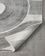 Image 3 of 7: Global Views Wander Machine-Woven Rug, 9' x 12'