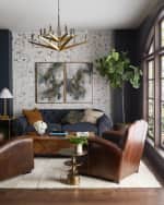 Image 2 of 4: Couture Lamps  Mirror Bamboo Table Lamp