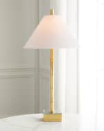 Image 3 of 4: Couture Lamps  Mirror Bamboo Table Lamp