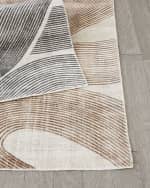 Image 7 of 7: Global Views Wander Machine-Woven Rug, 10' x 14'