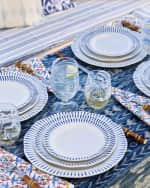 Image 6 of 6: Juliska Sitio Stripe Delft Blue Dinner Plate 