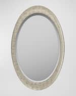Image 2 of 5: Casa Ispirata Visage 34" Oval Wall Mirror
