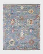 Image 5 of 5: Haven & Loom Fanning Hand Knotted Rug, 9' x 12'