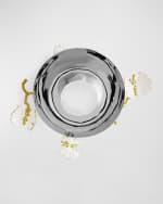 Image 5 of 6: Michael Aram Butterfly Ginkgo White & Gold Small Bowl
