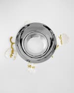Image 3 of 5: Michael Aram Butterfly Ginkgo White & Gold Nut Bowl