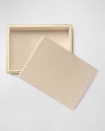 Image 3 of 3: AERIN Classic Croc-Embossed Leather Large Box