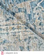 Image 6 of 9: Exquisite Rugs x THE MET Antique Loom Blue Rug, 12' x 15'