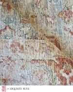 Image 5 of 8: Exquisite Rugs x THE MET Antique Loom Blue & Rust Rug, 12' x 15'
