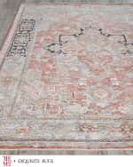 Image 3 of 9: Exquisite Rugs x THE MET Antique Loom Rust & Black Rug, 12' x 15'