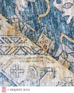 Image 5 of 8: Exquisite Rugs x THE MET Antique Loom Blue & Beige Rug, 12' x 15'