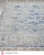 Image 2 of 8: Exquisite Rugs x THE MET Vintage Loom Light Blue & Beige Rug, 12' x 15'