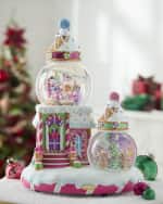 Image 2 of 2: Christopher Radko Gingerbread Holiday Home Snowglobe