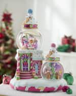 Image 1 of 2: Christopher Radko Gingerbread Holiday Home Snowglobe