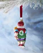 Image 2 of 2: Christopher Radko Pickleball Pro Santa Christmas Ornament 
