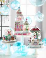 Image 2 of 3: Christopher Radko Santas Enchanted Gazebo Snowglobe 