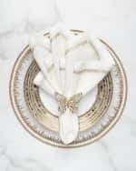 Image 6 of 6: Kim Seybert Papillon Napkin Rings, Set of 4 
