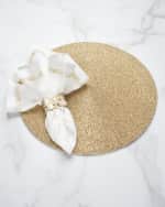 Image 4 of 5: Kim Seybert Gold Matrix Napkin Ring